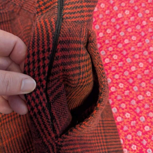 Cabincore Tartan Plaid Wool Skirt A Line Rockabilly Academia Idealsanxun - Picture 5 of 12